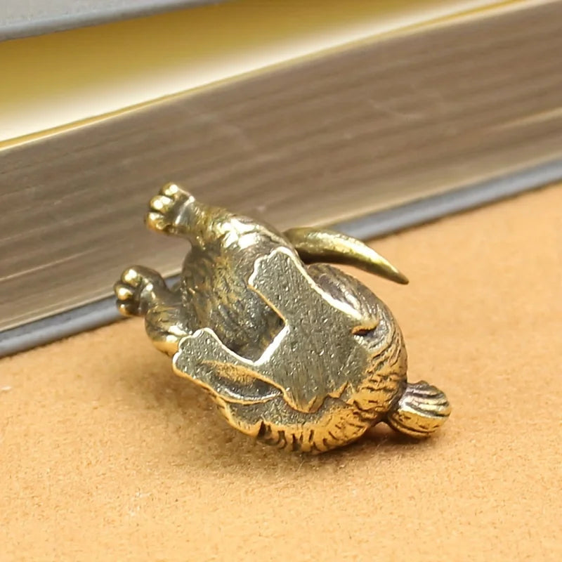 Mini Escultura Coelho de Latão